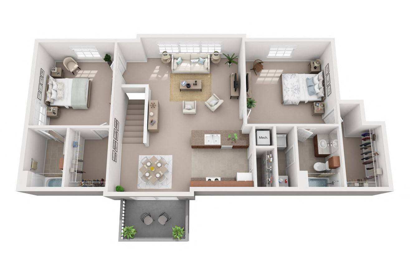 The Marigold Renovated floor plan